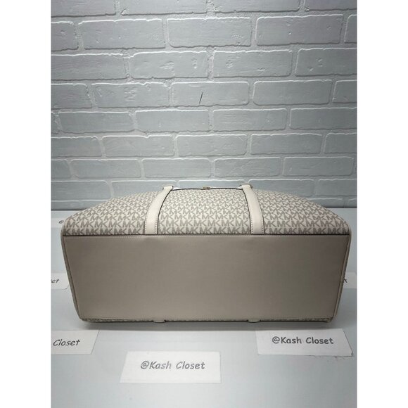 Michael Kors weekender travel bag XL light cream multi new - Picture 5 of 11